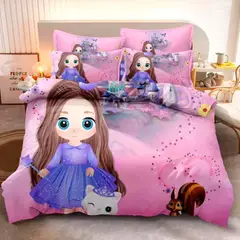 TORO - Edredón Reversible Plaza y Media 5 Piezas