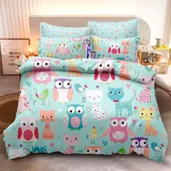 TORO - Edredón Reversible Plaza y Media 5 Piezas