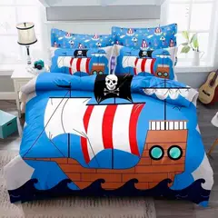 TORO - Edredón Reversible Plaza y Media 5 Piezas