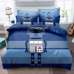 TORO - Edredón Reversible Plaza y Media 5 Piezas