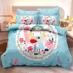 TORO - Edredón Reversible Plaza y Media 5 Piezas