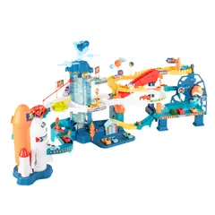 GENERICO - Juguete Pista de carros con elevador Orbita Espacial y Dinosaurio 2 en 1