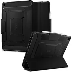 SPIGEN - Case iPad Air 11 M3 M2 Rugged Armor Pro Premium Cuero Negro
