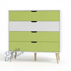 GENERICO - Comoda Juvenil 4Cajones Europy Amore Home