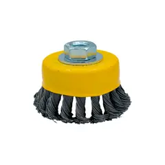 GENERICO - Cepillo De Alambre Trenzado Tipo Copa 4 Pulgadas