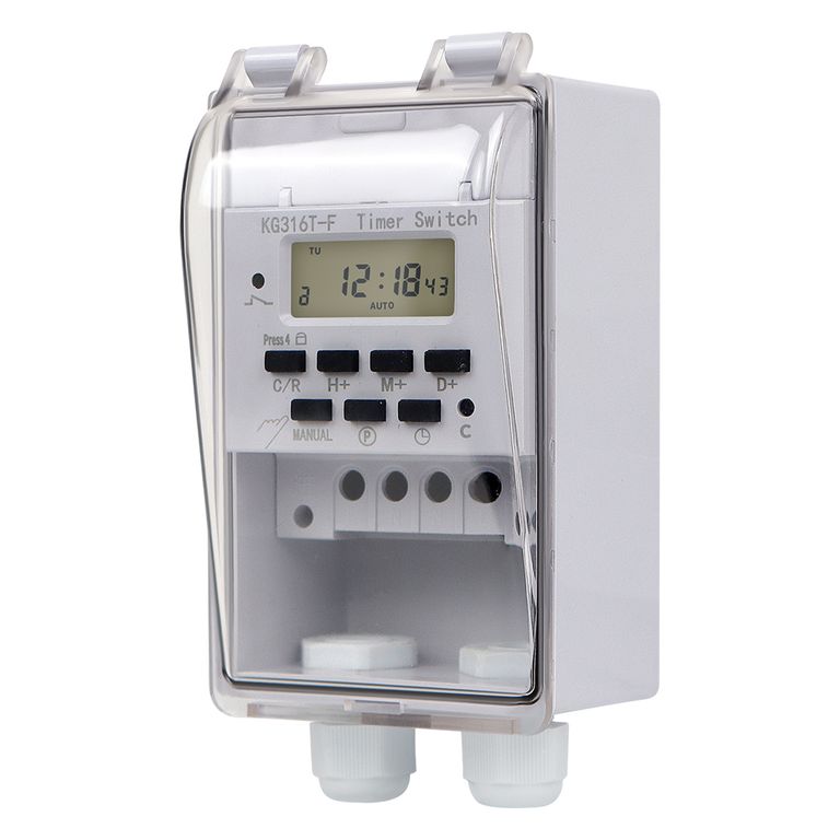 Timer Digital Programable KG316T-F IP65 16 Programas 220V 30A