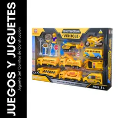 GENERICO - Juguete Set Carritos de Construcción