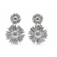 GENERICO - Aretes diseño floral joyeria para mujer