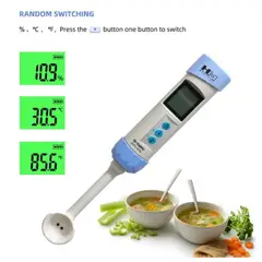 GENERICO - Medidor Digital de Salinidad SB1500PRO con Cuchara para Cocina