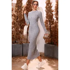 ARMA TU LOOK - SET BRUNELLA CONJUNTO CHOMPA Y FALDA CASHMERE TRENZADO