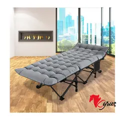 NO LOGO - CAMA CAMPING PLEGABLE MODELO DELUXE + ACOLCHE + ANTIFAZ