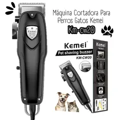 KEMEI - Maquina de Mascota KM-CW20 NEGRO