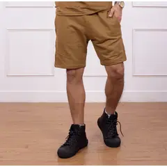 DM DEXMEN - Short fresh terry camel