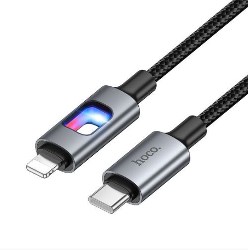 Cable lightning a usb-c U144 Colorful LED 27w