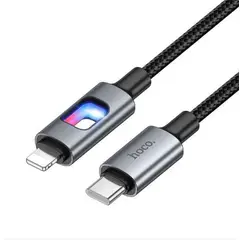 HOCO - Cable lightning Usb-C U144 Colorful LED 27w