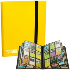 GENERICO - Album para Cartas Pokemon TCG y Magic para 360 cards - Amarillo - Binder Ultimate