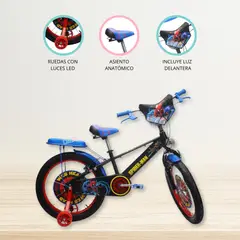 CUZKA - Bicicleta Infantil Aro 20″ «SPIDER-MAN» Licenced