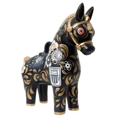 PISKA - Potrillo de Pucará Negro - CLUB ALIANZA LIMA 32 CM DE ALTURA