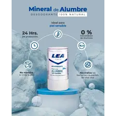 GENERICO - Desodorante Piedra de Alumbre Lea