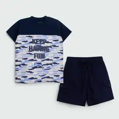 KUKULI - CONJUNTO CAMUFLADO MC NIÑO 5383