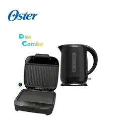 OSTER - Combo Sandwichera CKSTSM400 y Hervidor BVSTKT3101