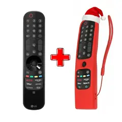 LG - Control Magic Original MR24 + Funda Protectora Rojo
