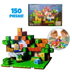 KIDS - Set Bloques Magnéticos Pixelados de 150 Piezas para Niños – Plant Defense War