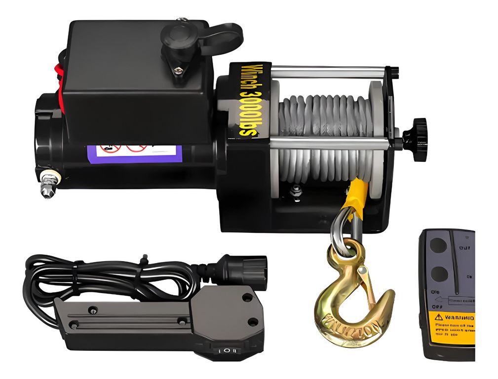Winche Eléctrico 12v Control Remoto