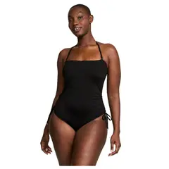 VICTORIA'S SECRET - TRAJE DE BAÑO VICTORIAS SECRET ENTERIZO STRAPLESS NEGRO