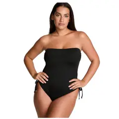 VICTORIA'S SECRET - TRAJE DE BAÑO VICTORIAS SECRET ENTERIZO STRAPLESS NEGRO