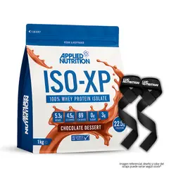 APPLIED NUTRITION - Iso XP 1 KG Proteina Isolatada - Chocolate Dessert + Straps