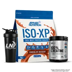 APPLIED NUTRITION - Iso XP 1 KG Proteina Isolatada - Chocolate Dessert + Creatina Universe Nutrition 150 g + Shaker