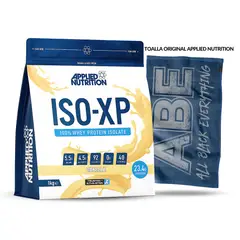 APPLIED NUTRITION - Iso XP 1 KG Proteina Isolatada - Vainilla + Toalla Azul ABE