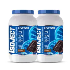 EVOGEN - PACK X 02 - Isoject 28 Serv Proteina Isolatada - Chocolate