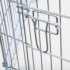 GENERICO - CERCO REJA DE SEGUIDAD PARA MASCOTA 60X60CM 6PZAS