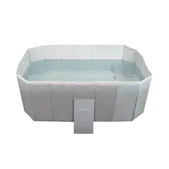 CARESTINO - Piscina Caribe 166x107x45 Gris