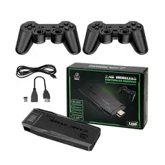 GENERICO - Game Stick Portable 4K TV Consola de Juegos Controlador Inalámbrico