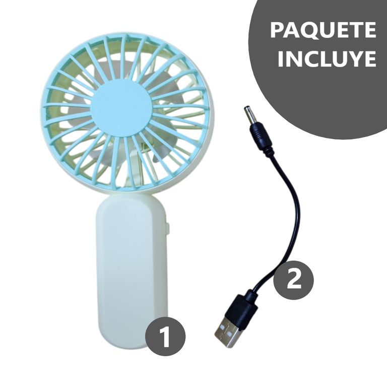 Potente Mini Ventilador portátil 1 velocidad - Verde