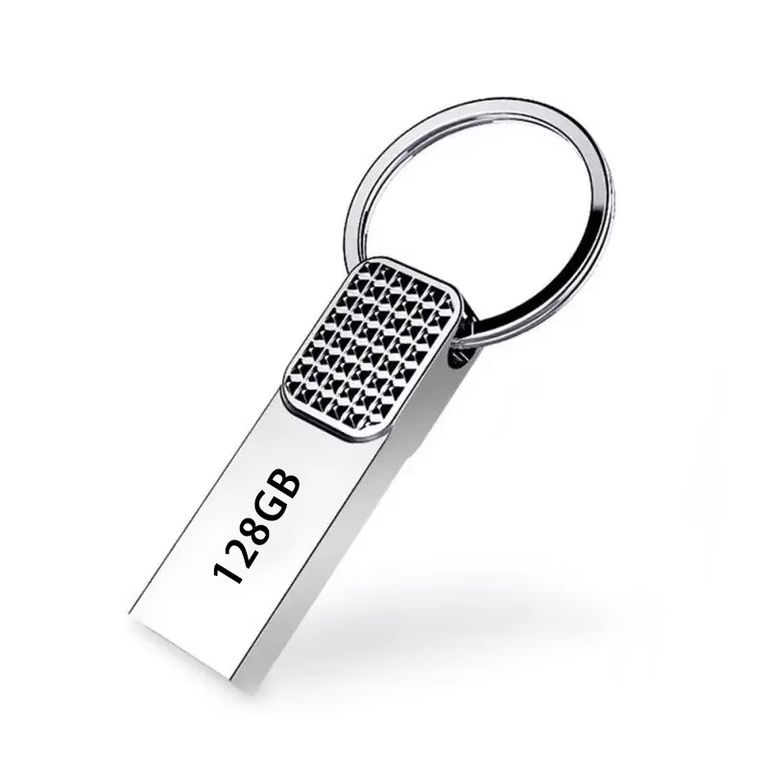 Memoria 128 GB Flash USB 3.0 Windows Mac - Plata