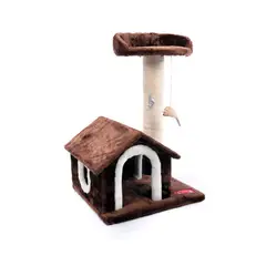 DISCOVERY PETS - Rascador Casa 2 Pisos