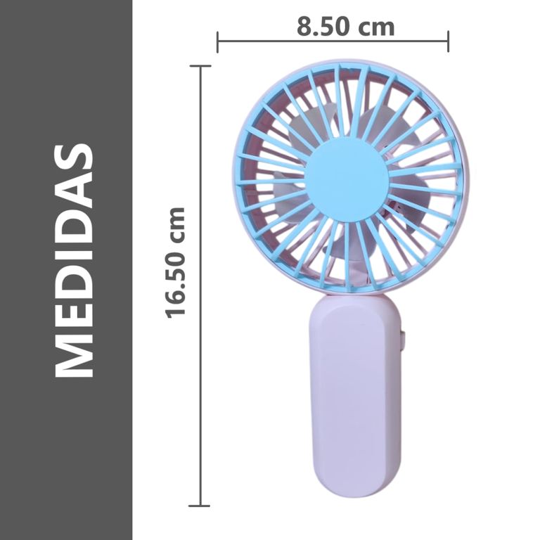 Potente Mini Ventilador portátil 1 velocidad - Rosa