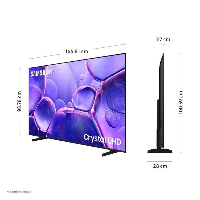 TELEVISOR SMART TV 4K ULTRA HD 75 CRYSTAL UHD U8000F UN75U8000FGXPE