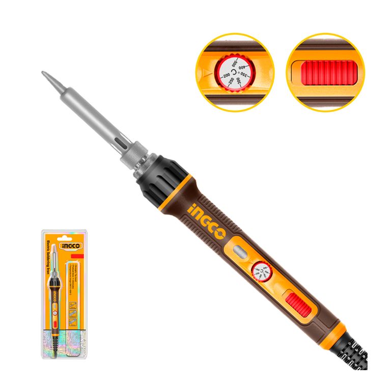 Soldador Estaño Tipo Lápiz 90w Calentamiento Rápido Ingco