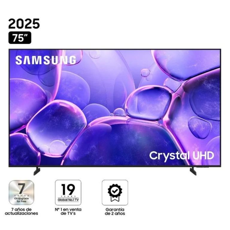 TELEVISOR SMART TV 75” 4K ULTRA HD CRYSTAL UHD U8000F UN75U8000FGXPE 2025
