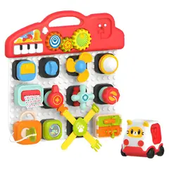 GENERICO - Tablero Montessori Interactivo Juguete Sensorial para Niños