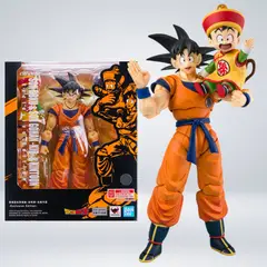 BANDAI NAMCO - FIGURAS SH FIGUARTS DBZ - SON GOKU & SON GOHAN - KID & KINTOUN