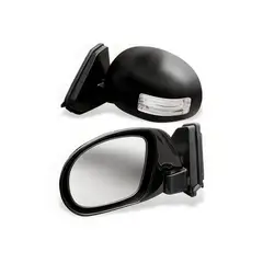 GENERICO - Espejo Retrovisor Rebatible Para Auto con Luz Universal Negro