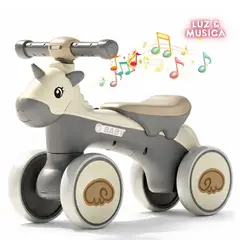 GENERICO - Bicicleta Scooter Unicornio para Niños con Luces & Musica - Gris