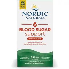 GENERICO - Blood Sugar Omega-3 y Ácido Alfa-Lipóico Nordic Naturals Fórmula Metabólica