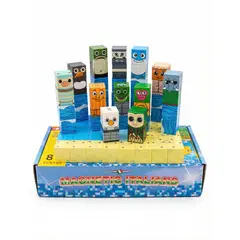 GENERICO - Brainrots italianos cubos imantados STEAM Bloques Magnéticos 84 uds.